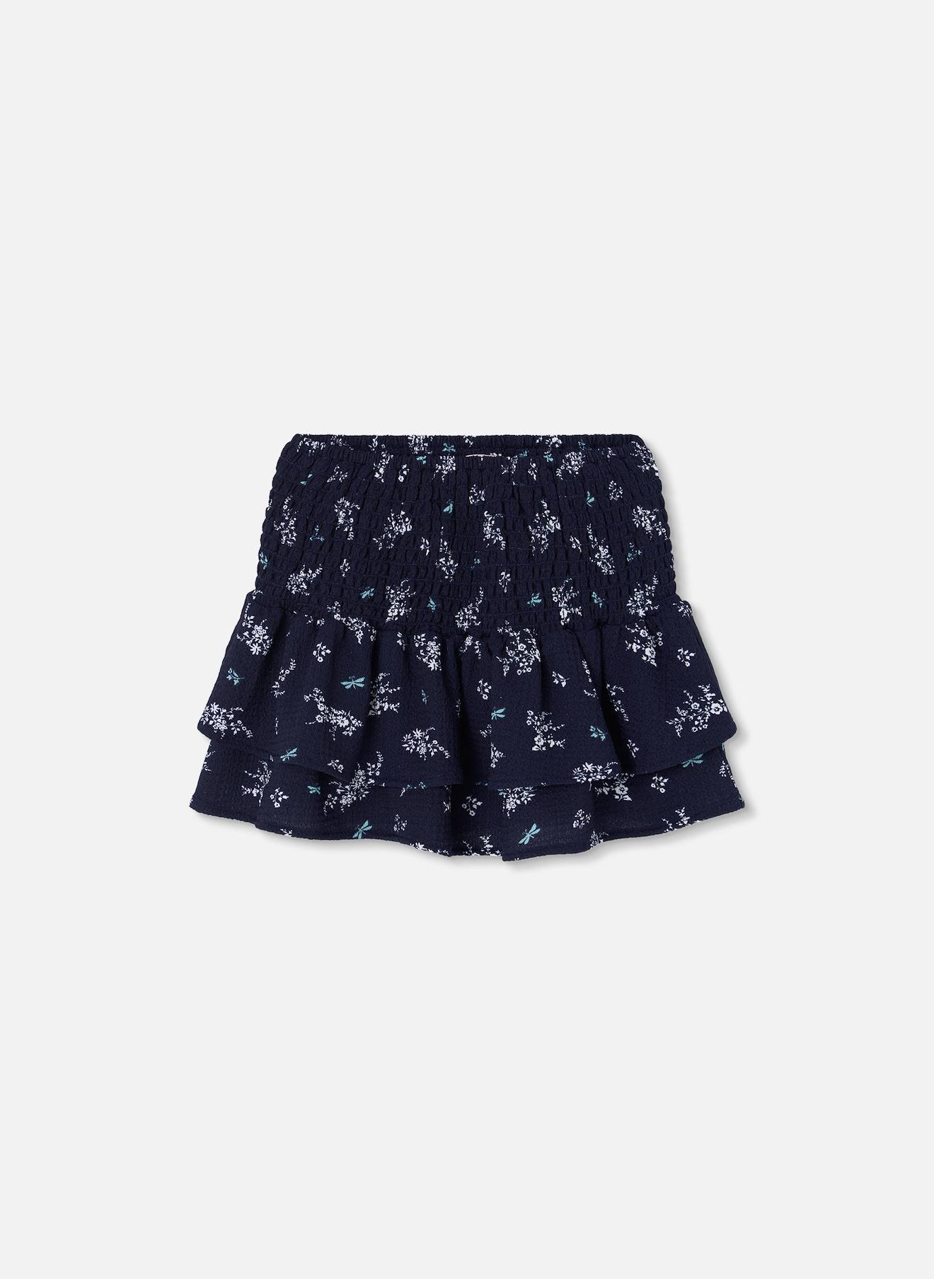 Jupe Fille Imprim Fleurs Et Libellules Multicolore 30$