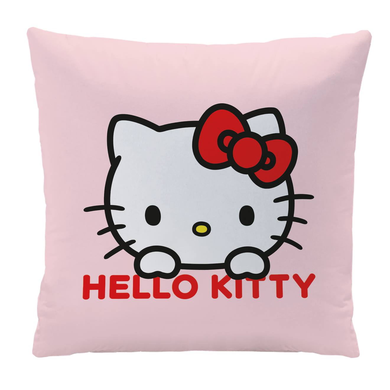 Coussin Forme Imprimé 100% Polyester, Hello Kitty Pois Rose