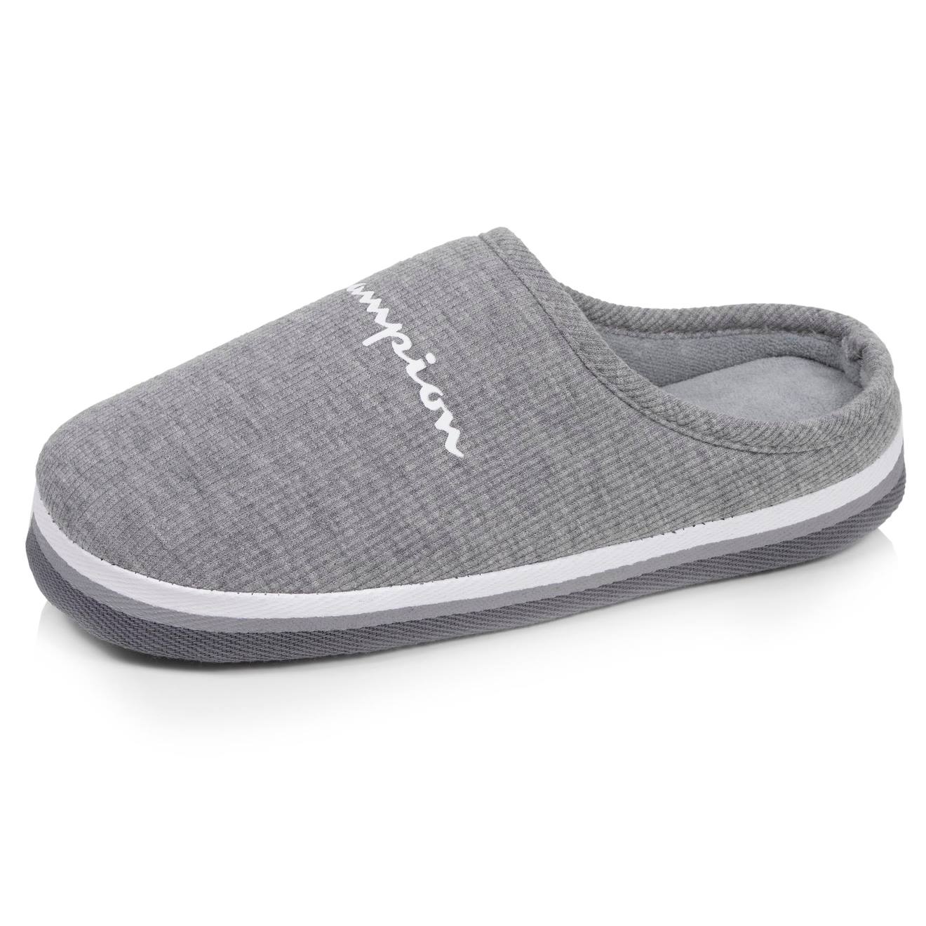 Chaussons Mules Sudine Ultra Confort Moelleux Souple Et Lavable Gris Chin Clair 19$