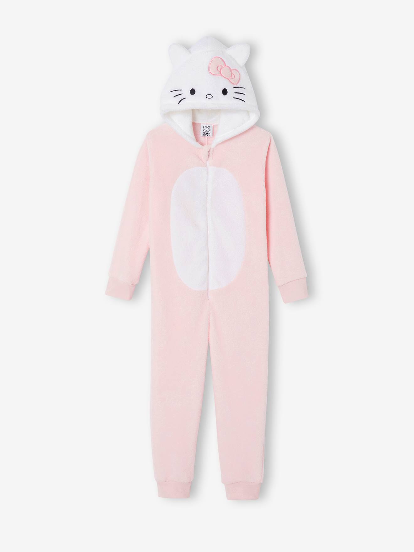 Combinaison pyjama Hello Kitty fille rose pâle