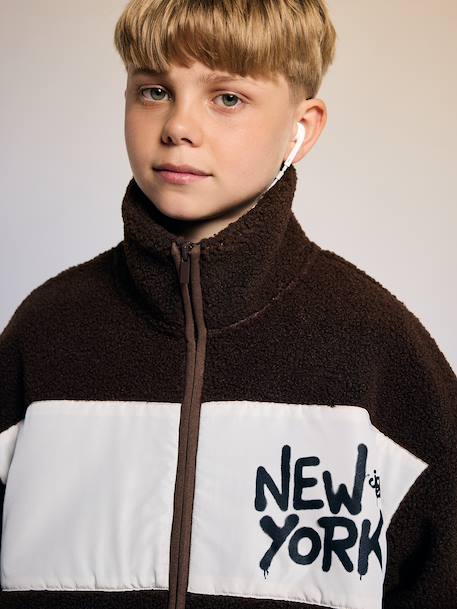 Garçon-Pull, gilet, sweat-Sweat zippé garçon