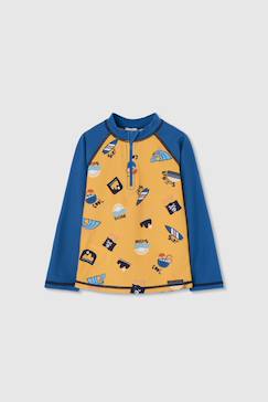 -T-shirt enfant protection solaire imprimée