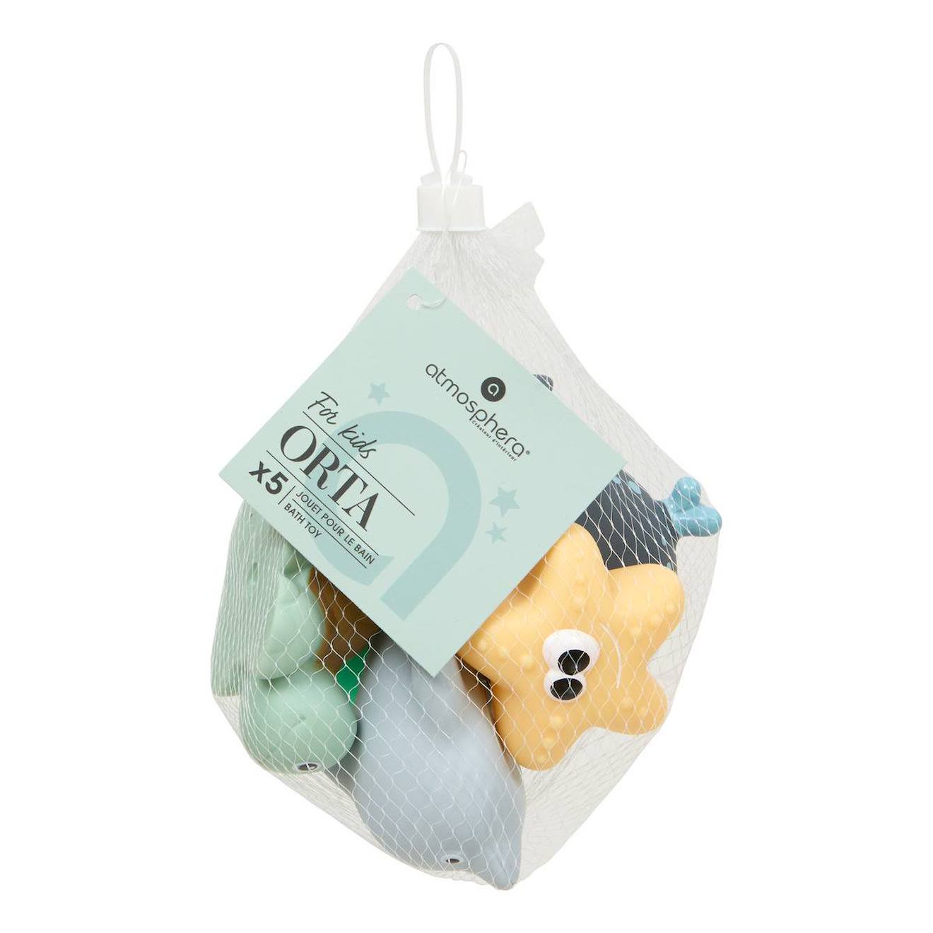 Jouet De Bain Enfant Orta 9,5x9,5x11cm Bleu Bleu (Atmosphera) - Image 2
