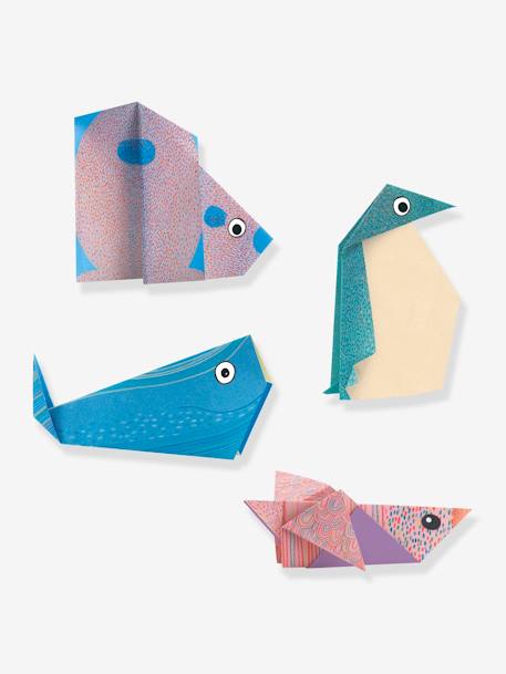 Origami facile - Les animaux polaires DJECO BLEU 3 - vertbaudet enfant 