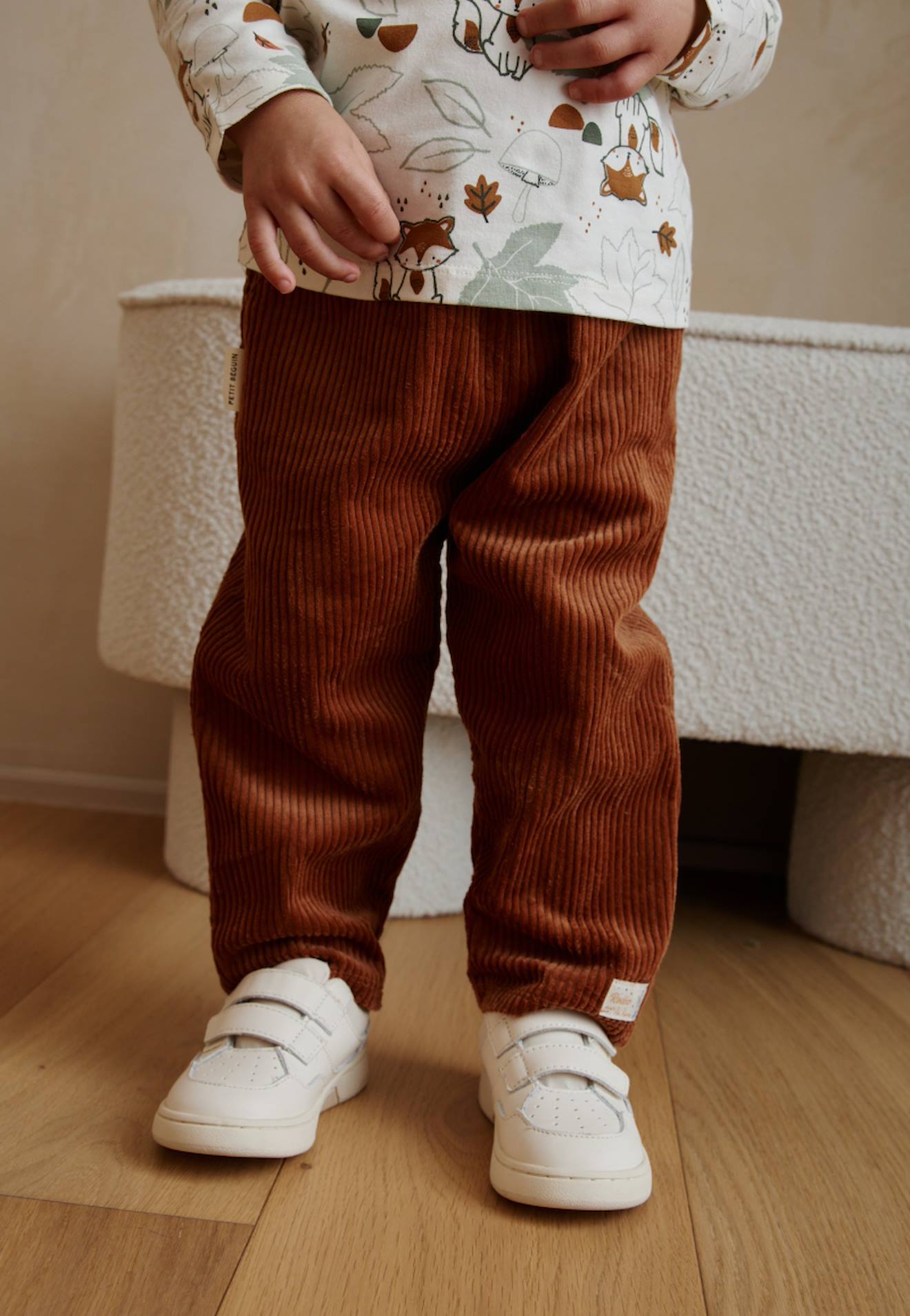 Pantalon Bb En Velours Ctel Moka Marron 18 €