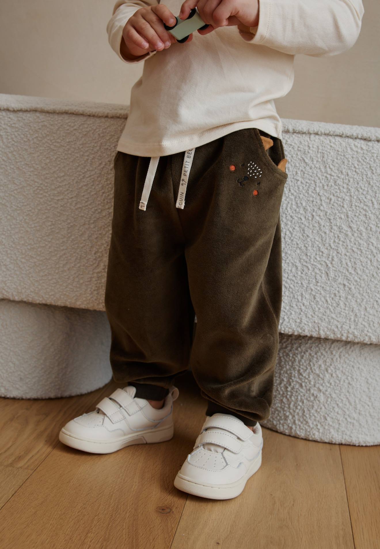 Pantalon Bb En Velours Ginkgo Vert 15 €