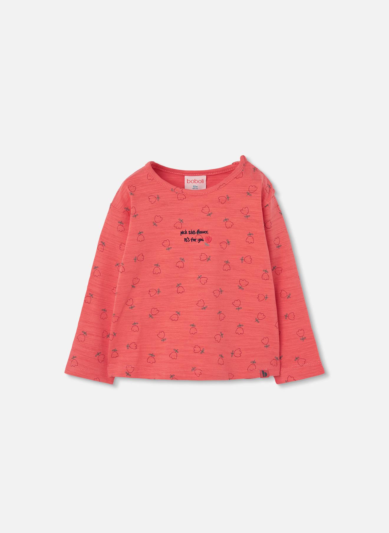 T-shirt Fille Maille Imprim Fleurs Multicolore 20$