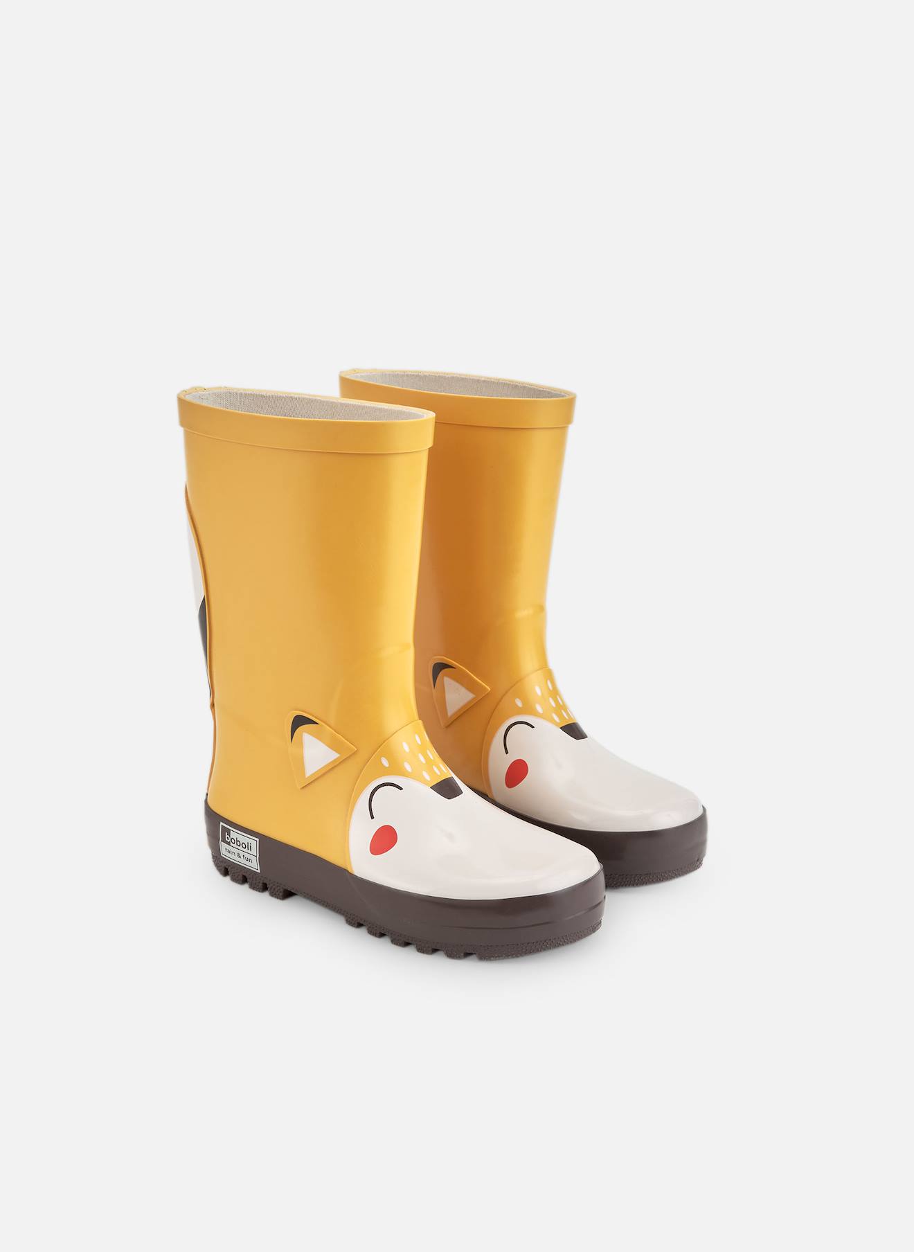 Bottes De Pluie Imprim Renard Orange 40$