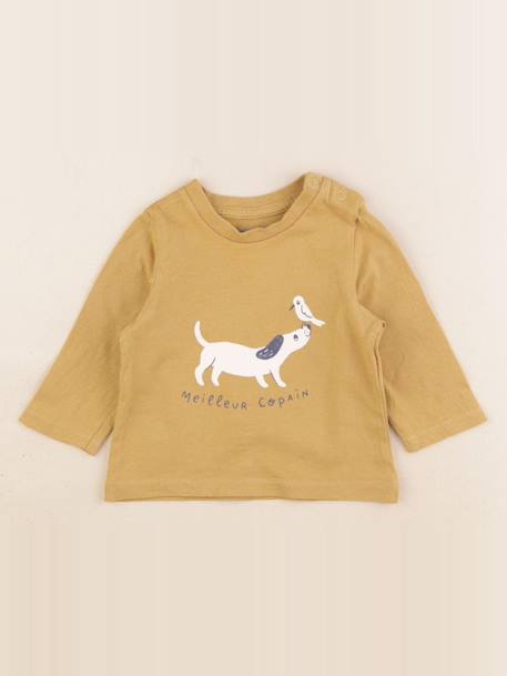 Tee-shirt - 3 mois Jaune 1 - vertbaudet enfant 