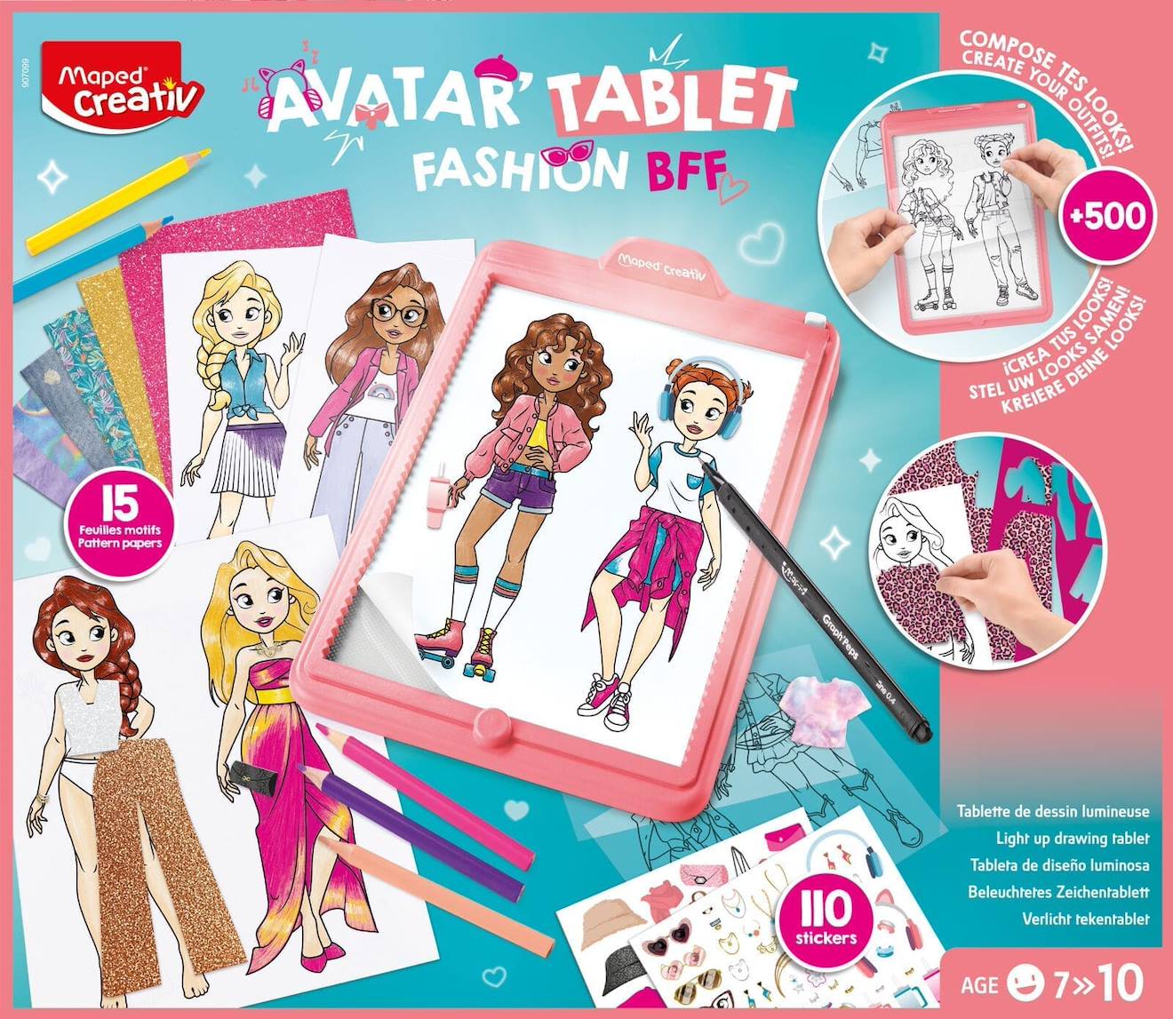 Machine À Dessiner Fashion Multi-coloured (Maped) - Image 2