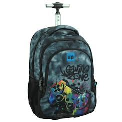-Cartable à roulettes garçon back me up game zone