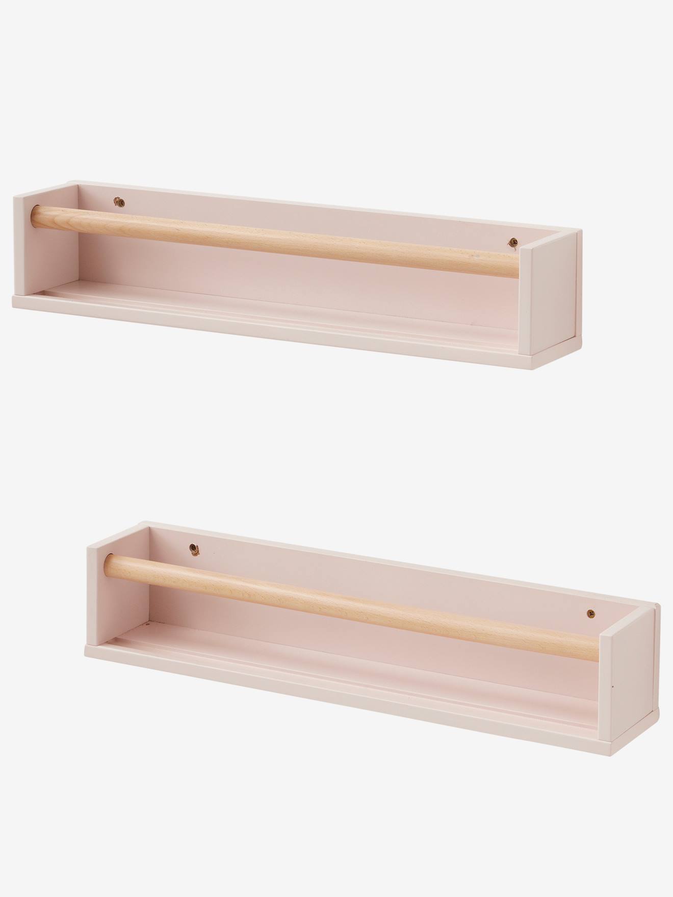 Lot de 2 étagères livres rose (Vertbaudet) - Image 2