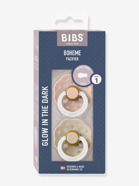 Bibs - Lot 2 sucettes Boheme nuit blush