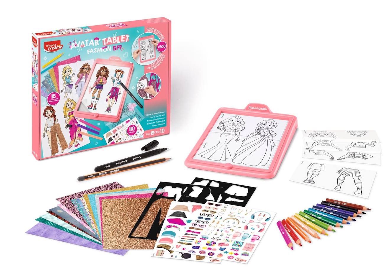 Machine À Dessiner Fashion Multi-coloured (Maped) - Image 1