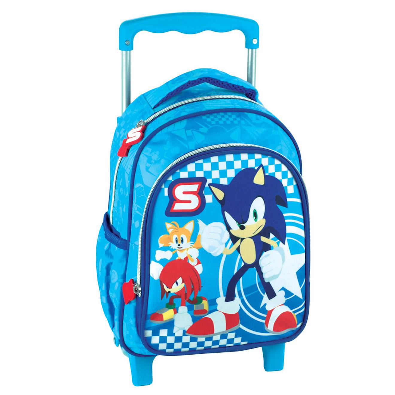 Cartable À Roulettes Garçon Sonic Classic Multicolore