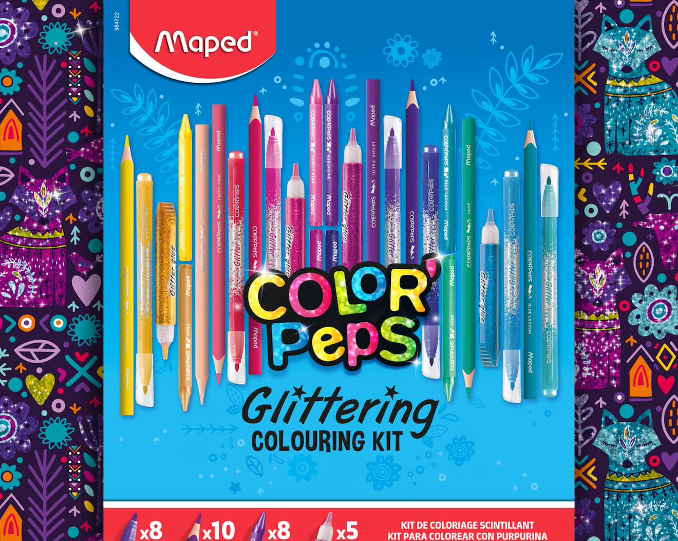 Kit De Coloriage Scintillant Color Peps Multi-coloured