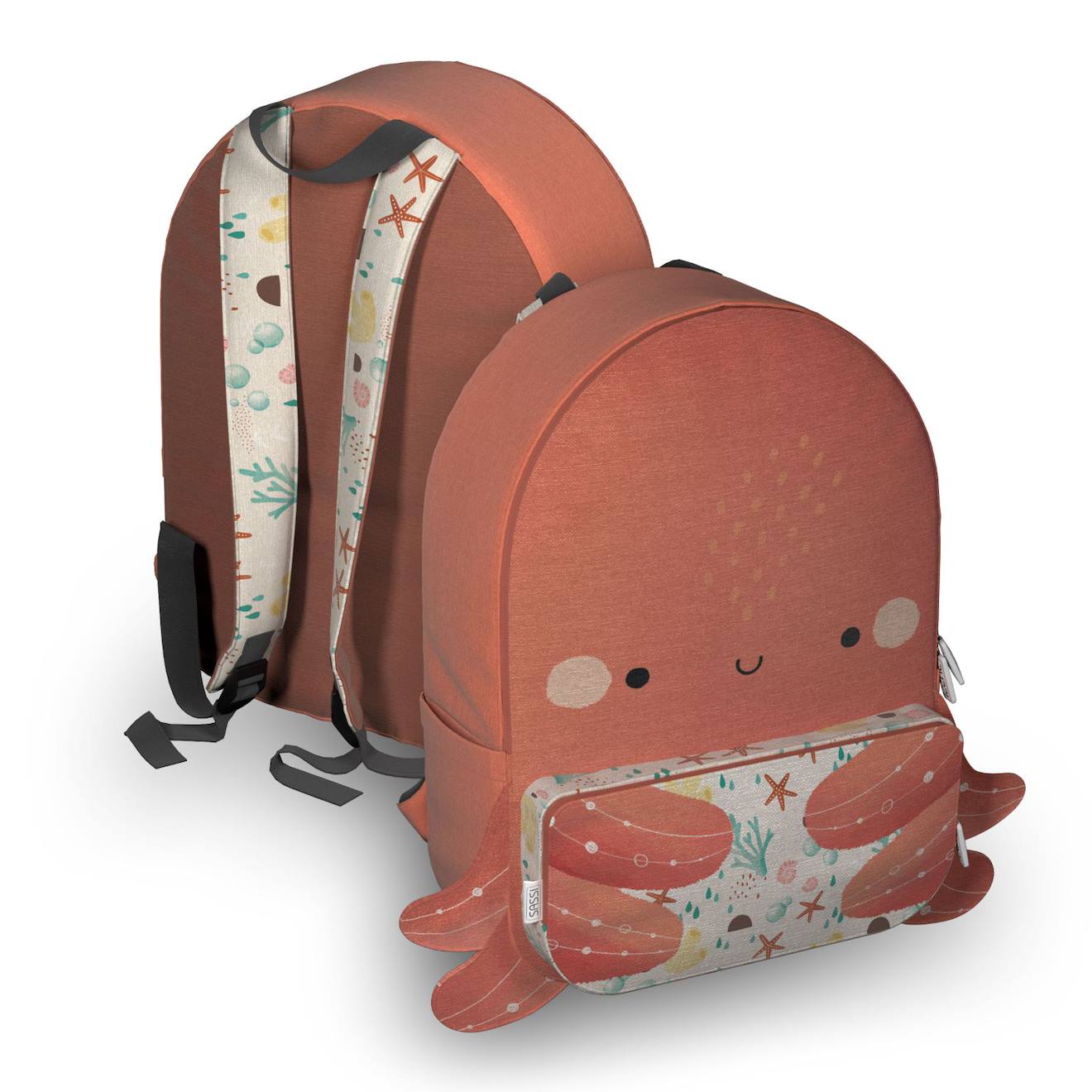 Sac À Dos Enfant Format A4 Rouge