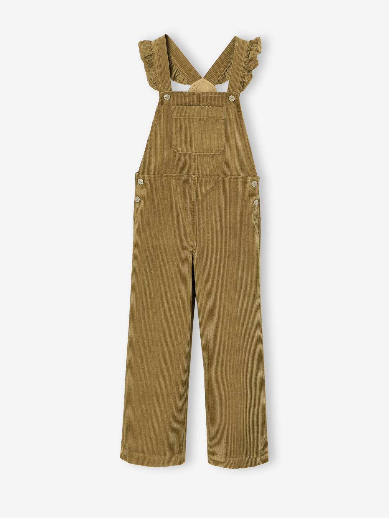 Salopette fille olive 30$