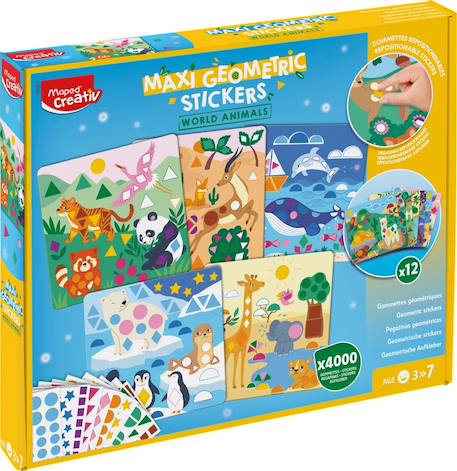 Maped - Activités De Gommettes Animaux Multi-coloured