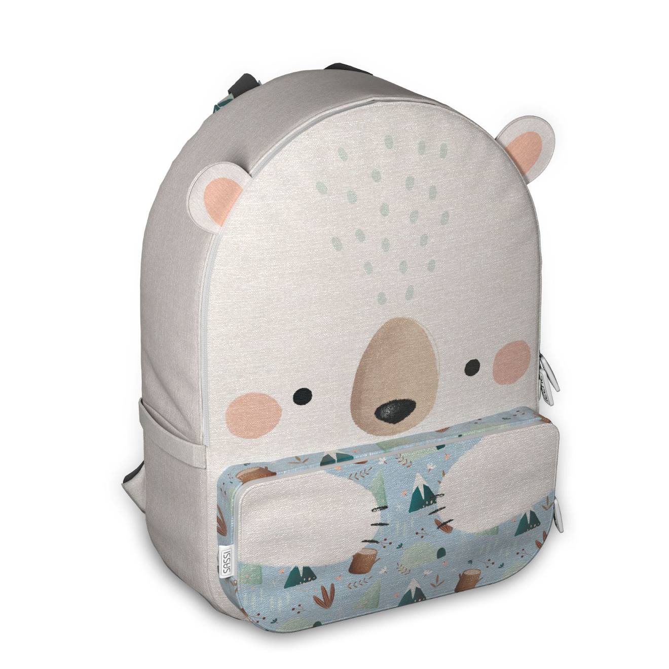Sac À Dos Enfant Format A4 Blanc