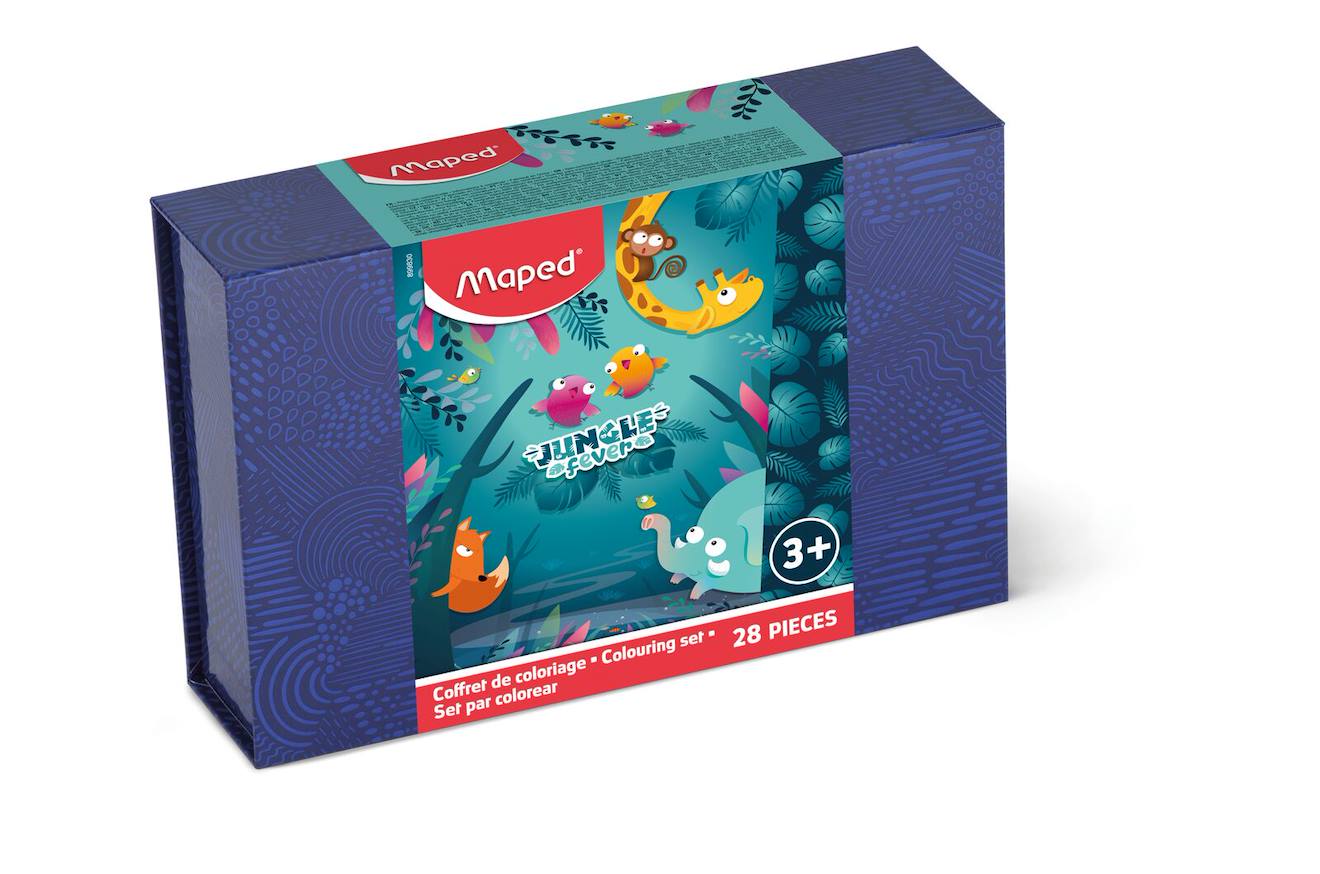 Coffret De Coloriage Jungle Fever Multi-coloured