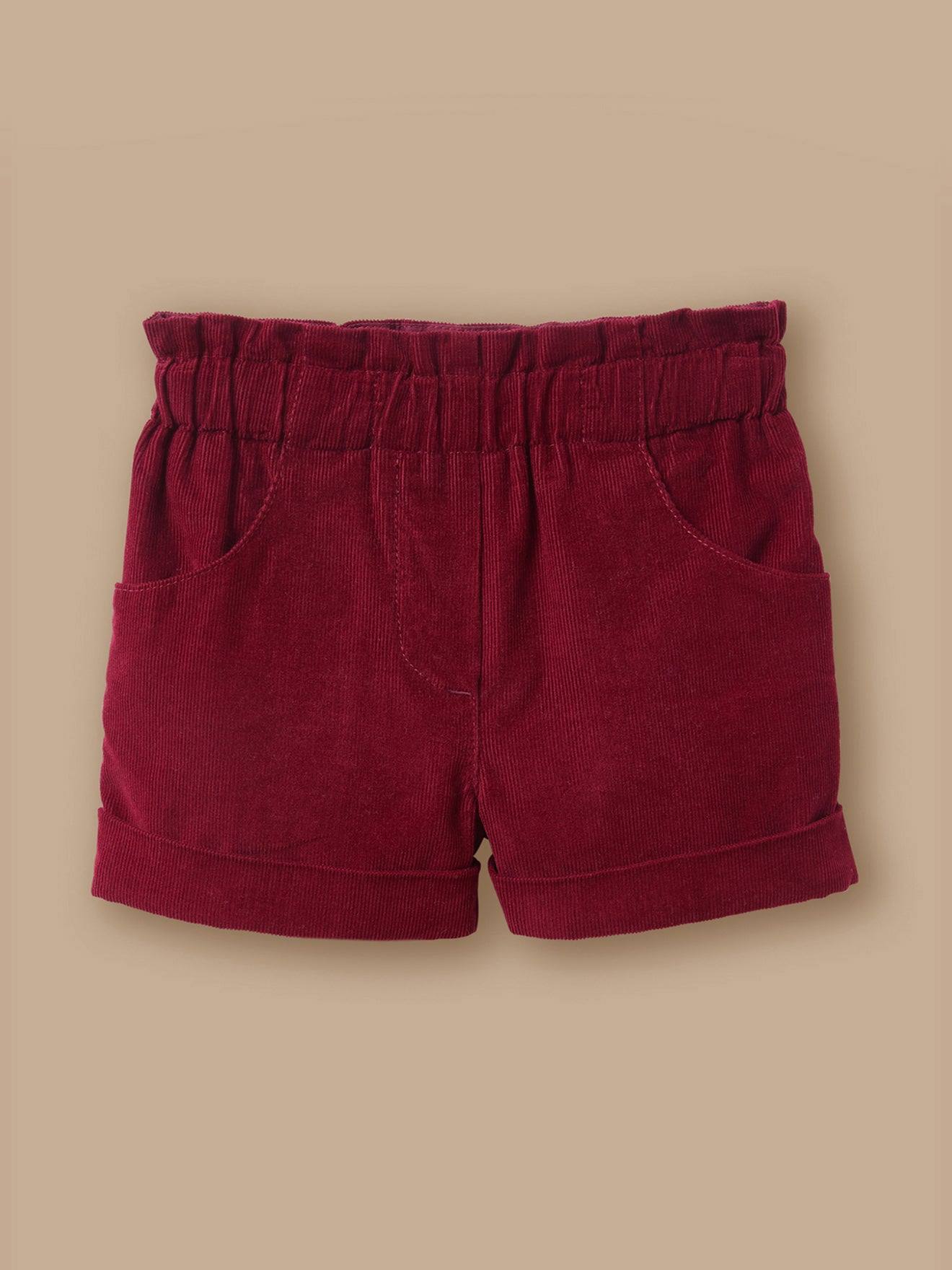 Short En Velours Bb Cerise 30 €