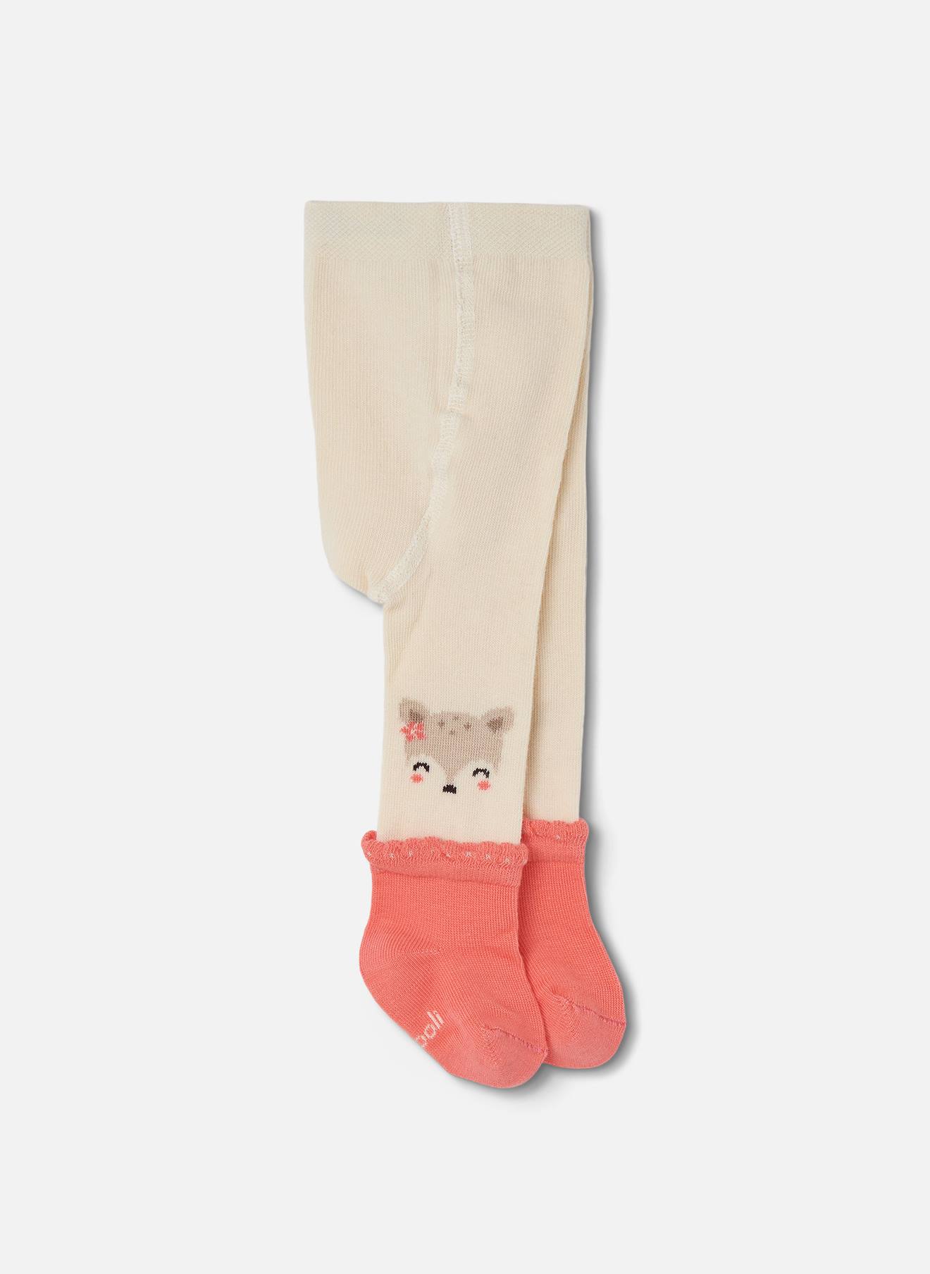Collant Avec Chaussette Imprim Renard Blanc 13$