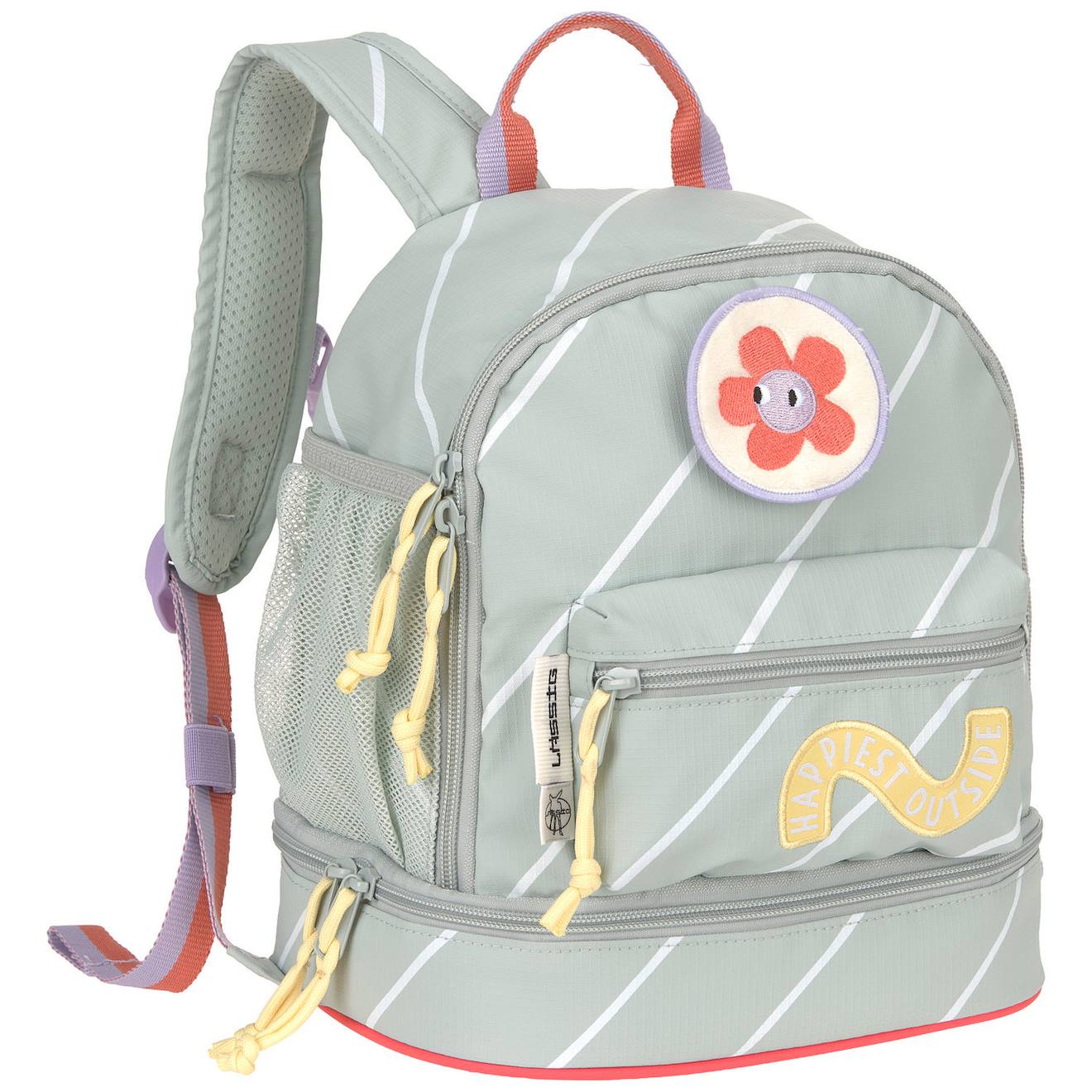 Mini Sac À Dos Bébé Happy Trails Fleur (24,5x27 Cm) Multicolore