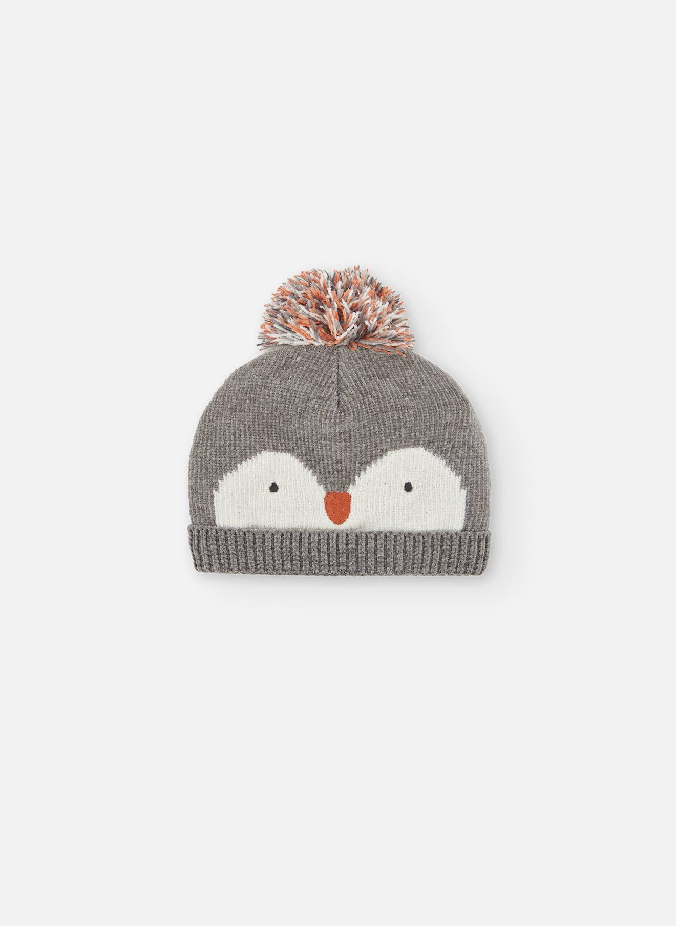 Bonnet Avec Design Pingouin Gris 16€