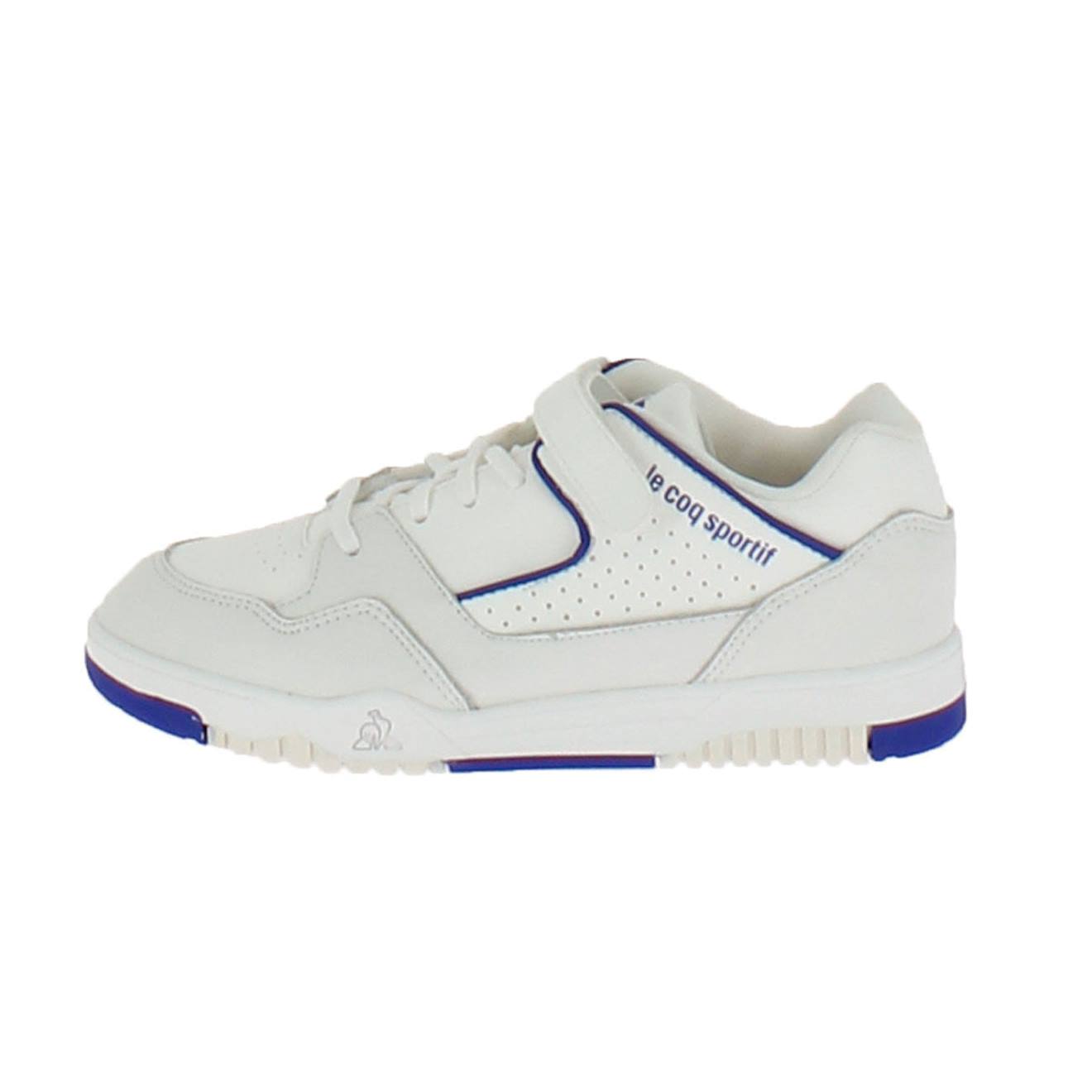 Baskets Enfant En Cuir Blanc Bleu 39 €