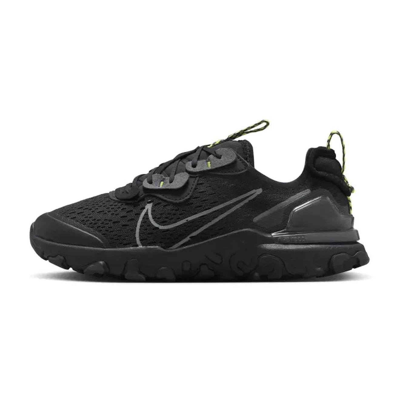 Baskets Enfant Noir Gris Vert Fluo 65$
