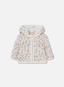 Veste bébé fille en maille avec points  - vertbaudet enfant