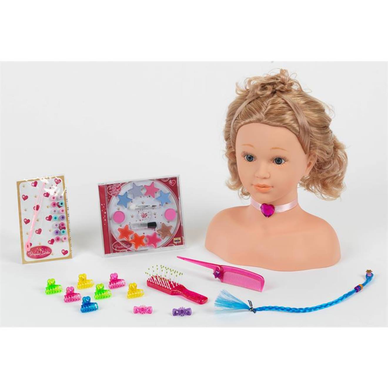 Tête À Coiffer Et À Maquiller De 33 Cm Multicolore
