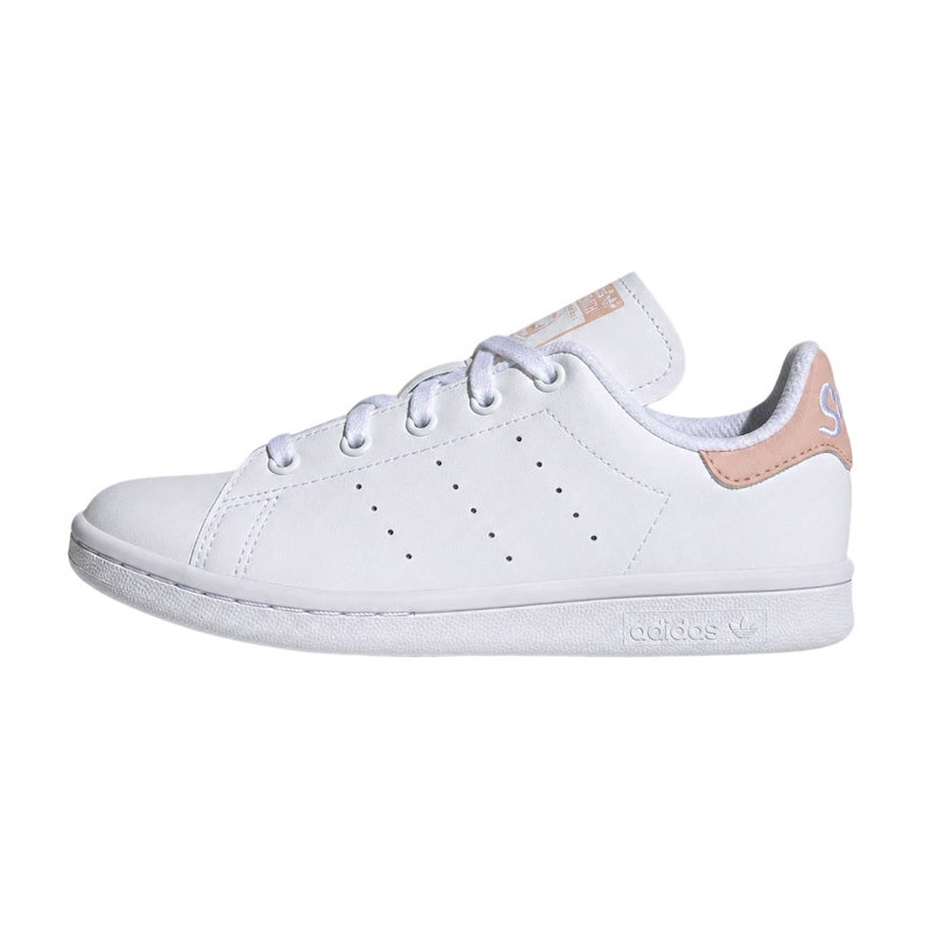 Baskets Enfant En Cuir Blanc Rose 38 €