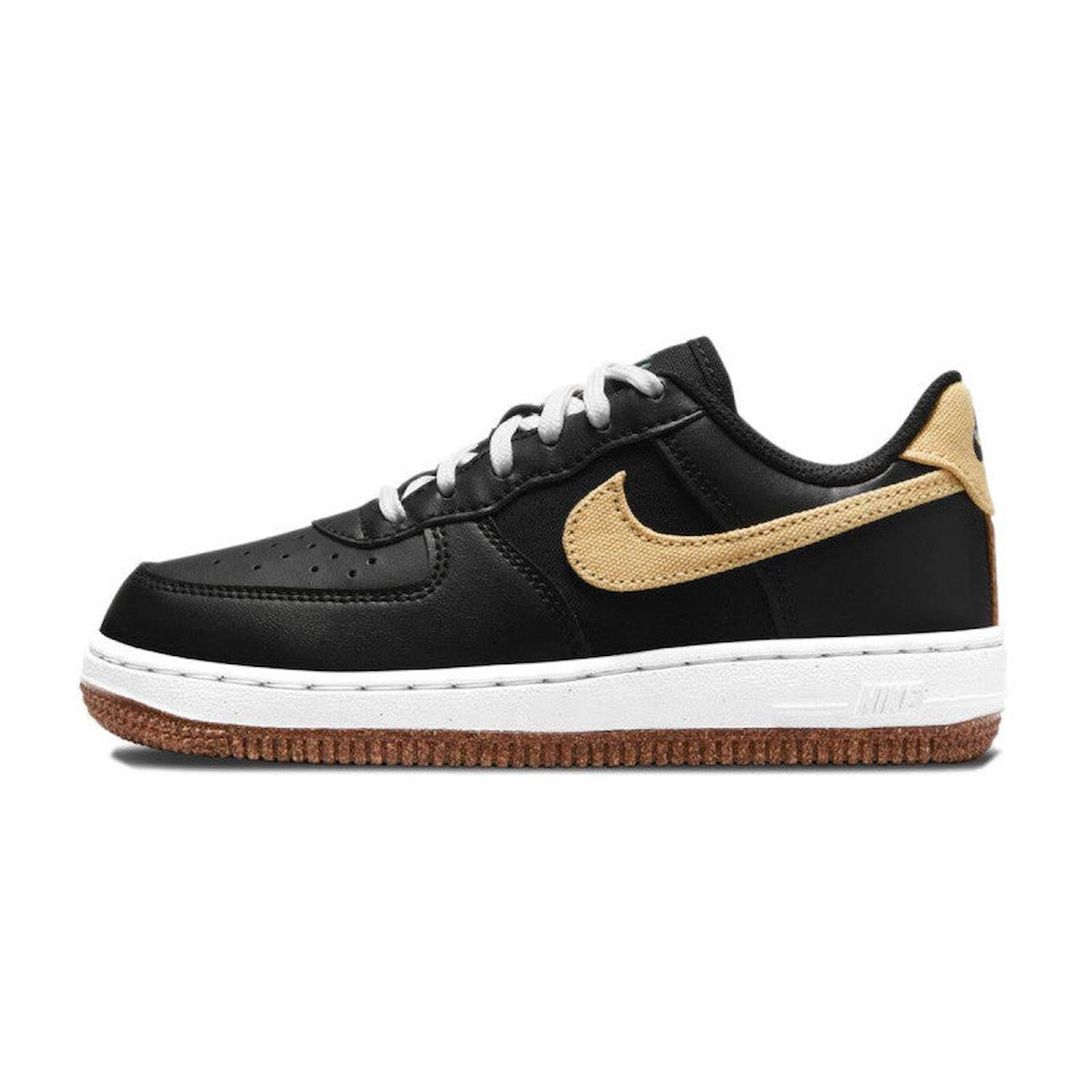 Baskets Enfant En Cuir Noir Jaune Blanc 43 €
