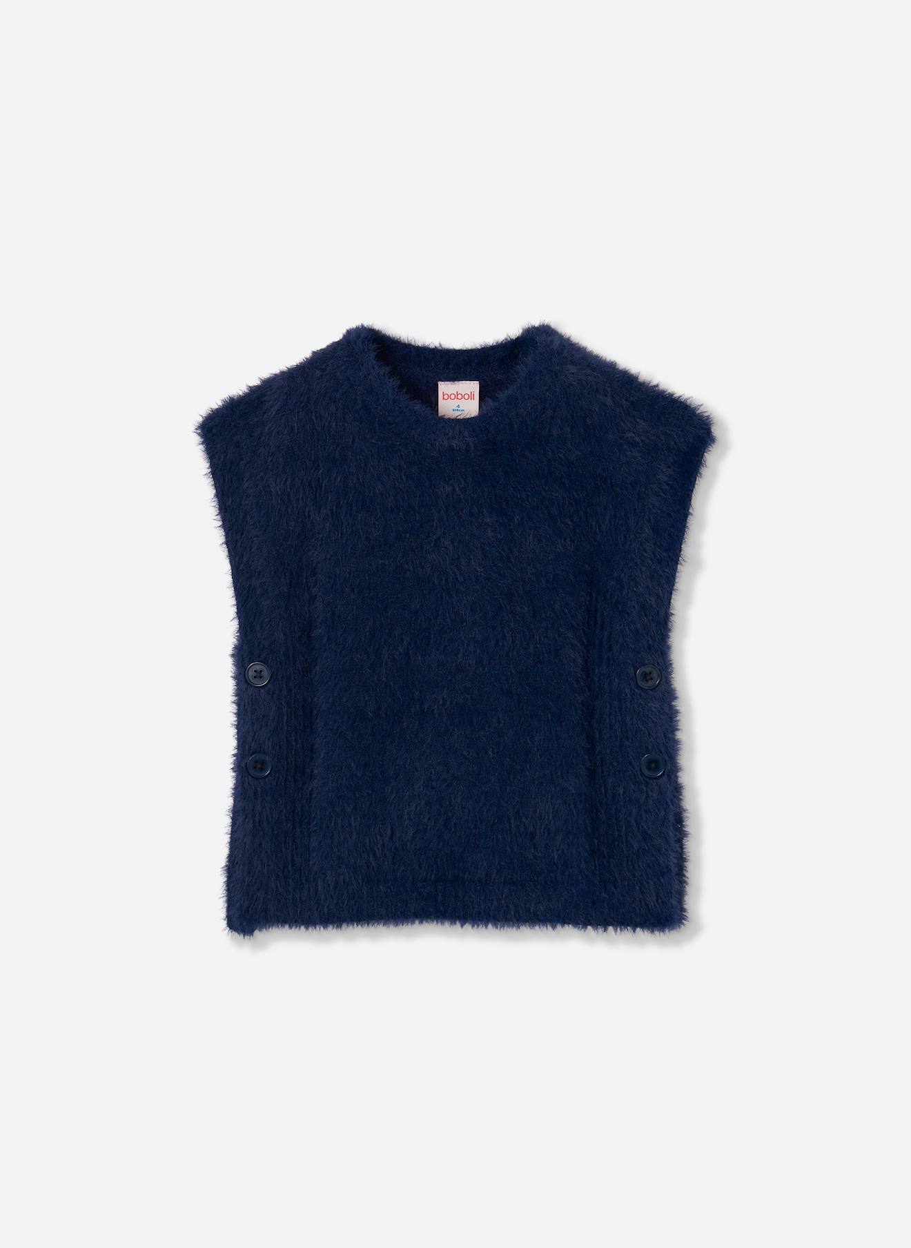 Pull Sans Manches Fille Avec Boutons Bleu 30 €