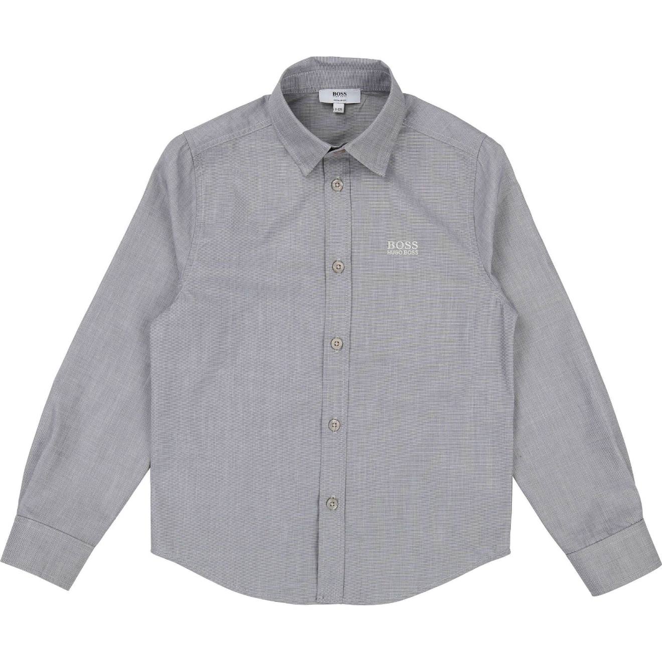 Chemise Enfant En Coton Gris Fonc 43 €