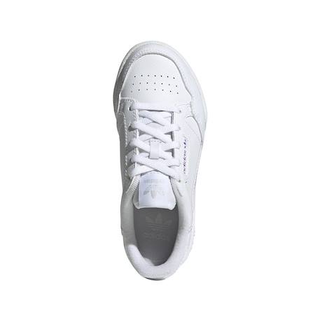 Baskets enfant en cuir Blanc/bleu 3 - vertbaudet enfant 