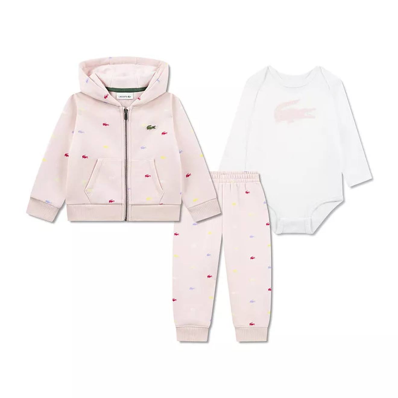 Ensemble De Survtement Bb En Coton Rose Clair Blanc 103 €