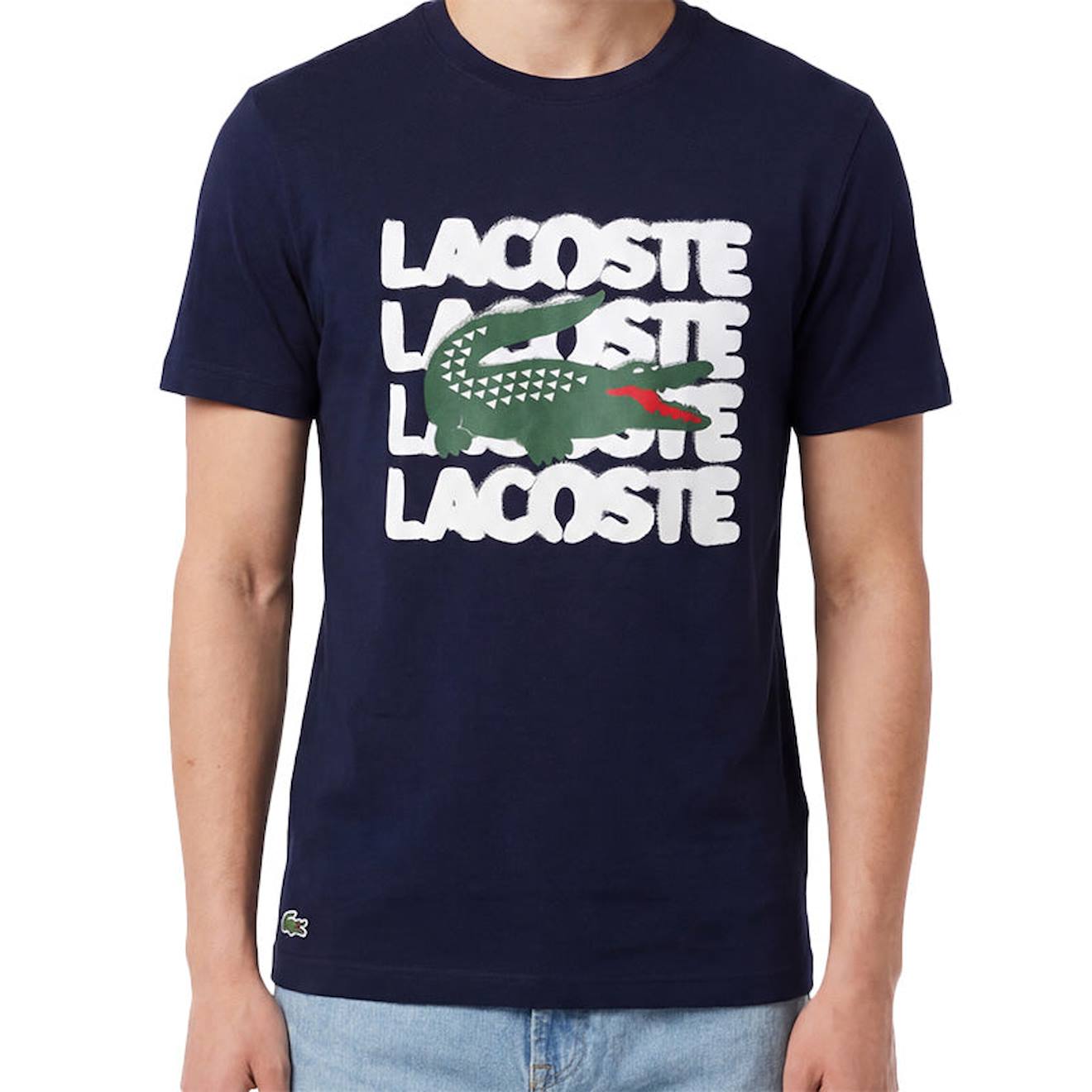 Tee-shirt Enfant En Coton Bleu Marine Blanc 38 €