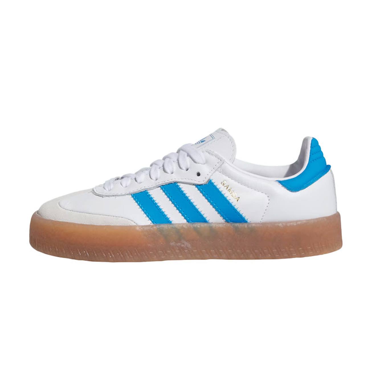 Baskets Enfant En Cuir Blanc Bleu Ciel 65 €