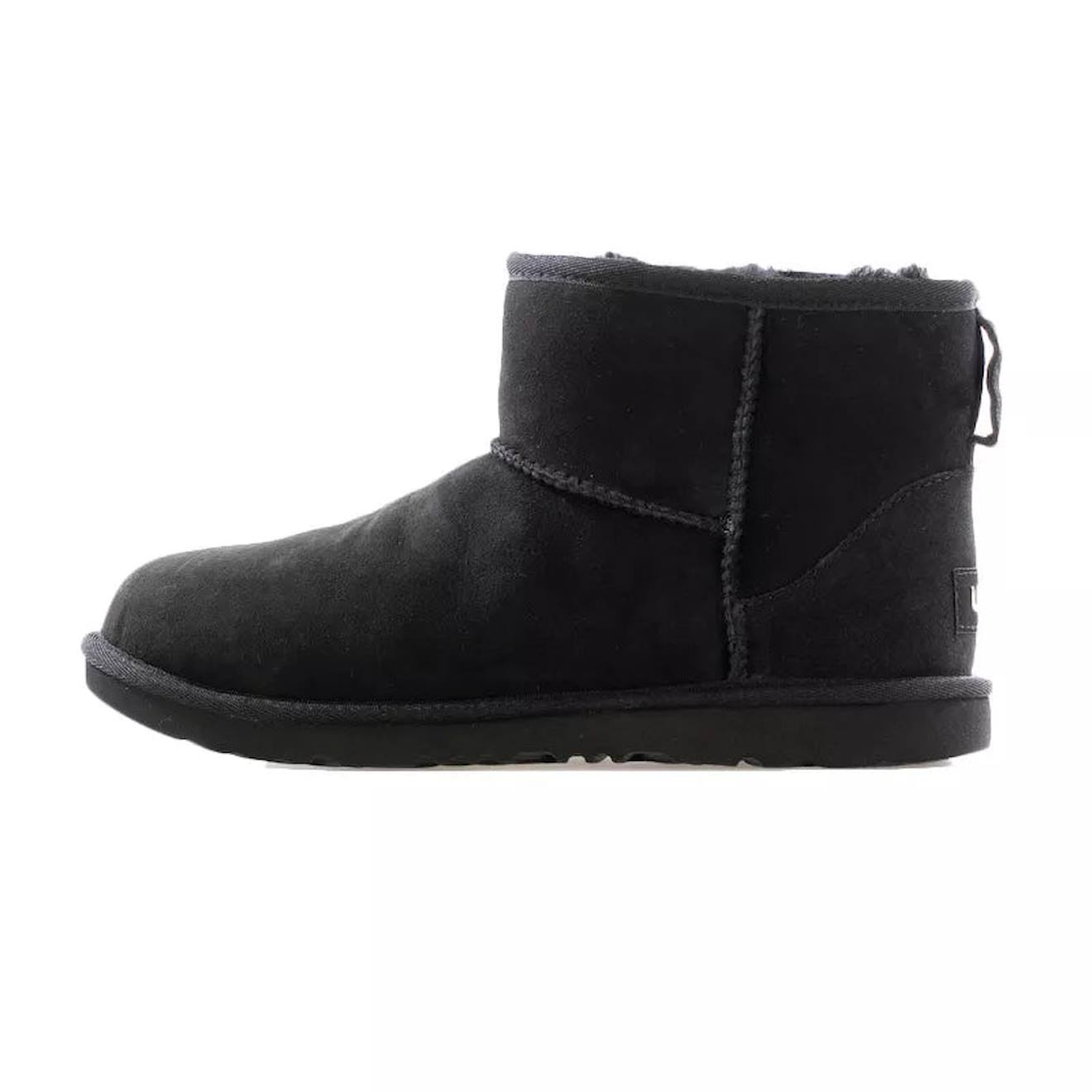 Boots Enfant En Daim Noir Foncé