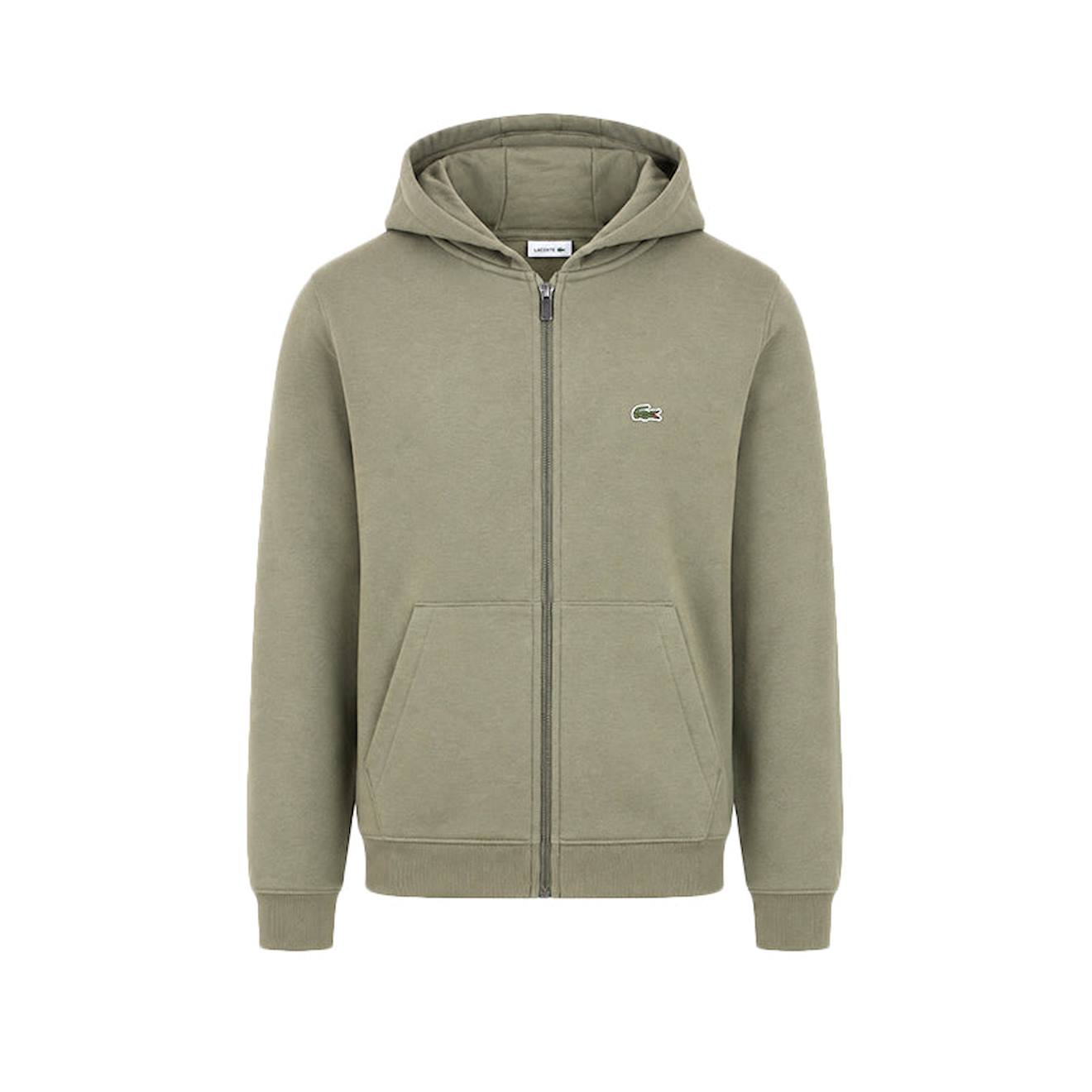Veste De Survêtement Garçon En Coton Kaki, Vert