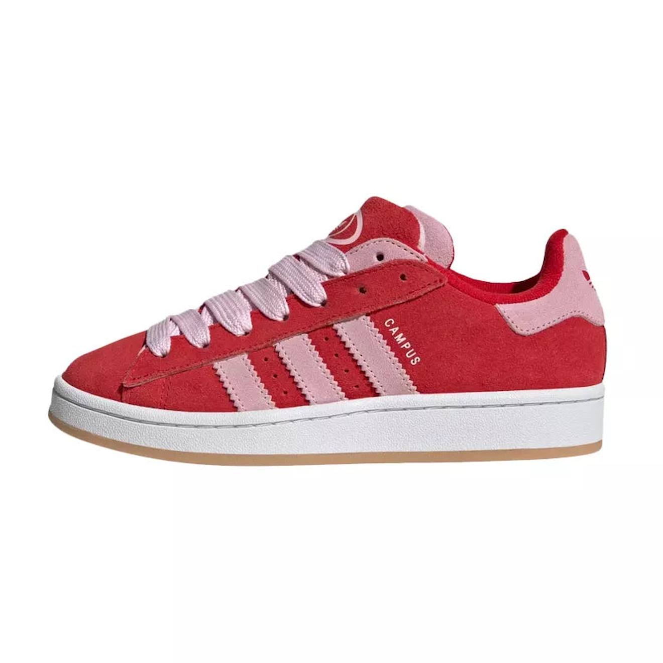 Baskets Enfant En Daim Rouge Rose Blanc 76 €