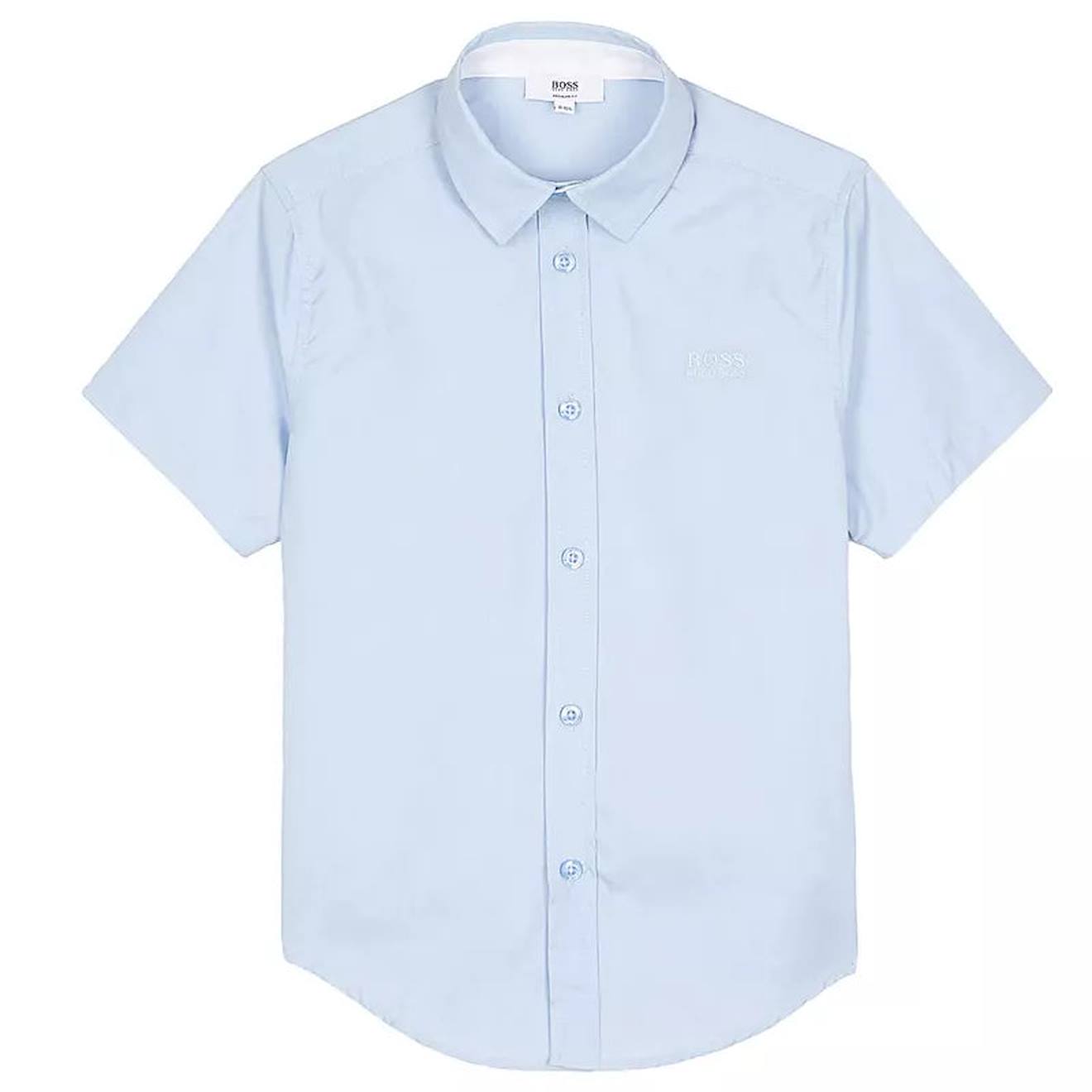 Chemise Enfant En Coton Bleu Ciel 39 €