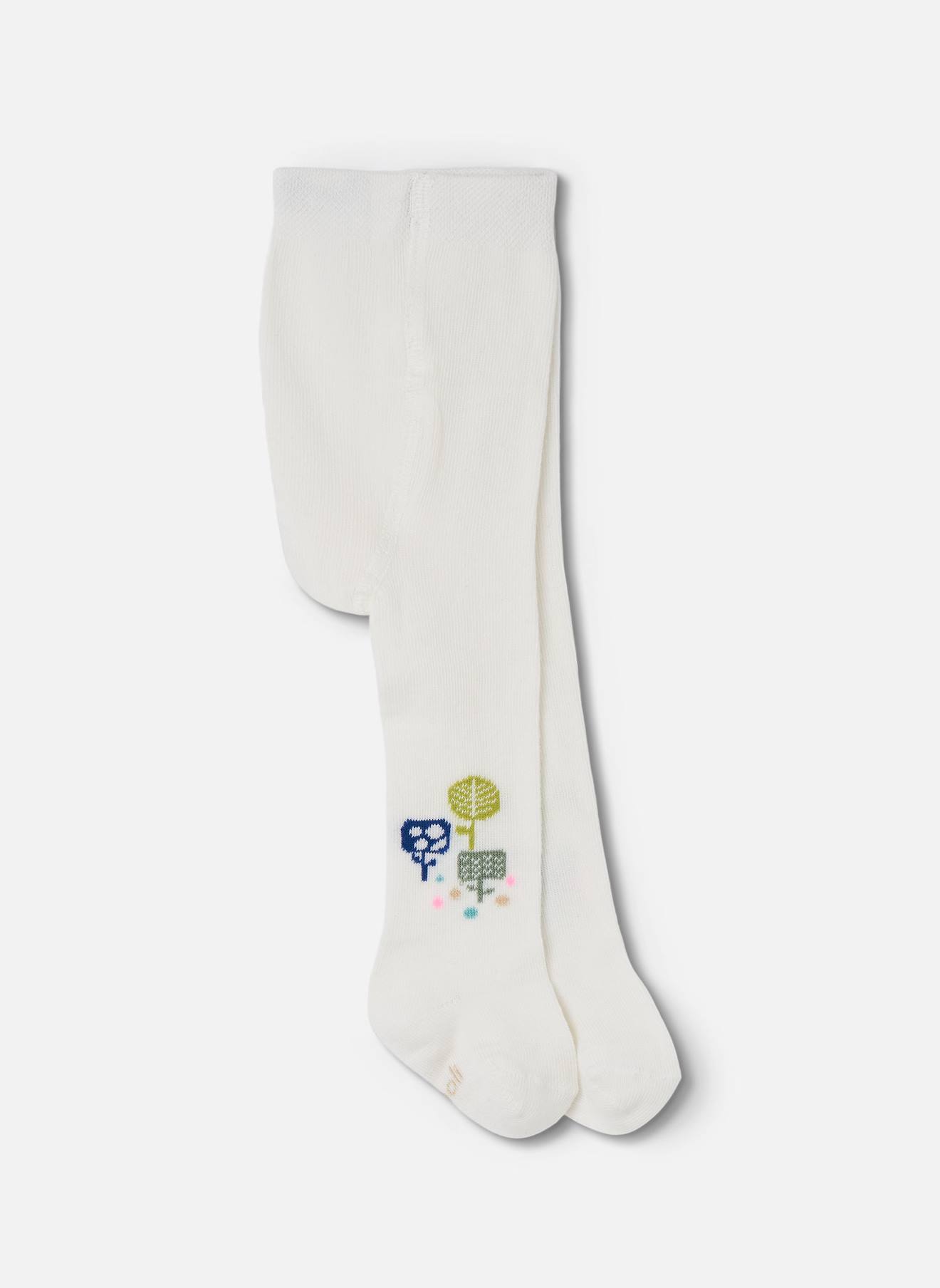 Collant Bb Imprim Arbres Blanc 13$