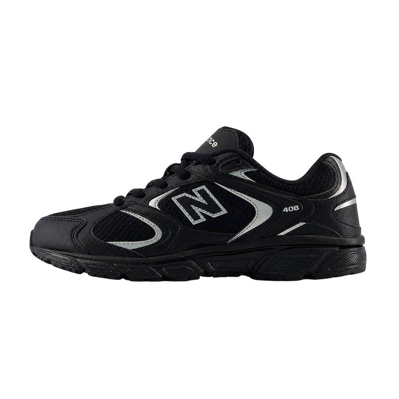 Baskets Enfant Noir, Argent
