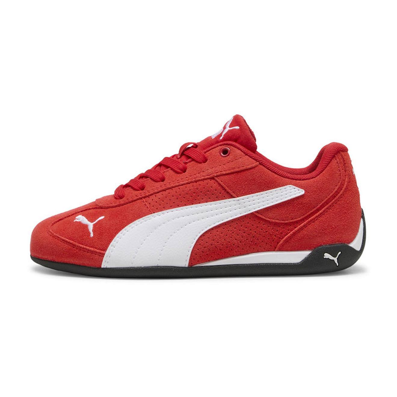Baskets Enfant En Cuir Rouge Blanc 59 €