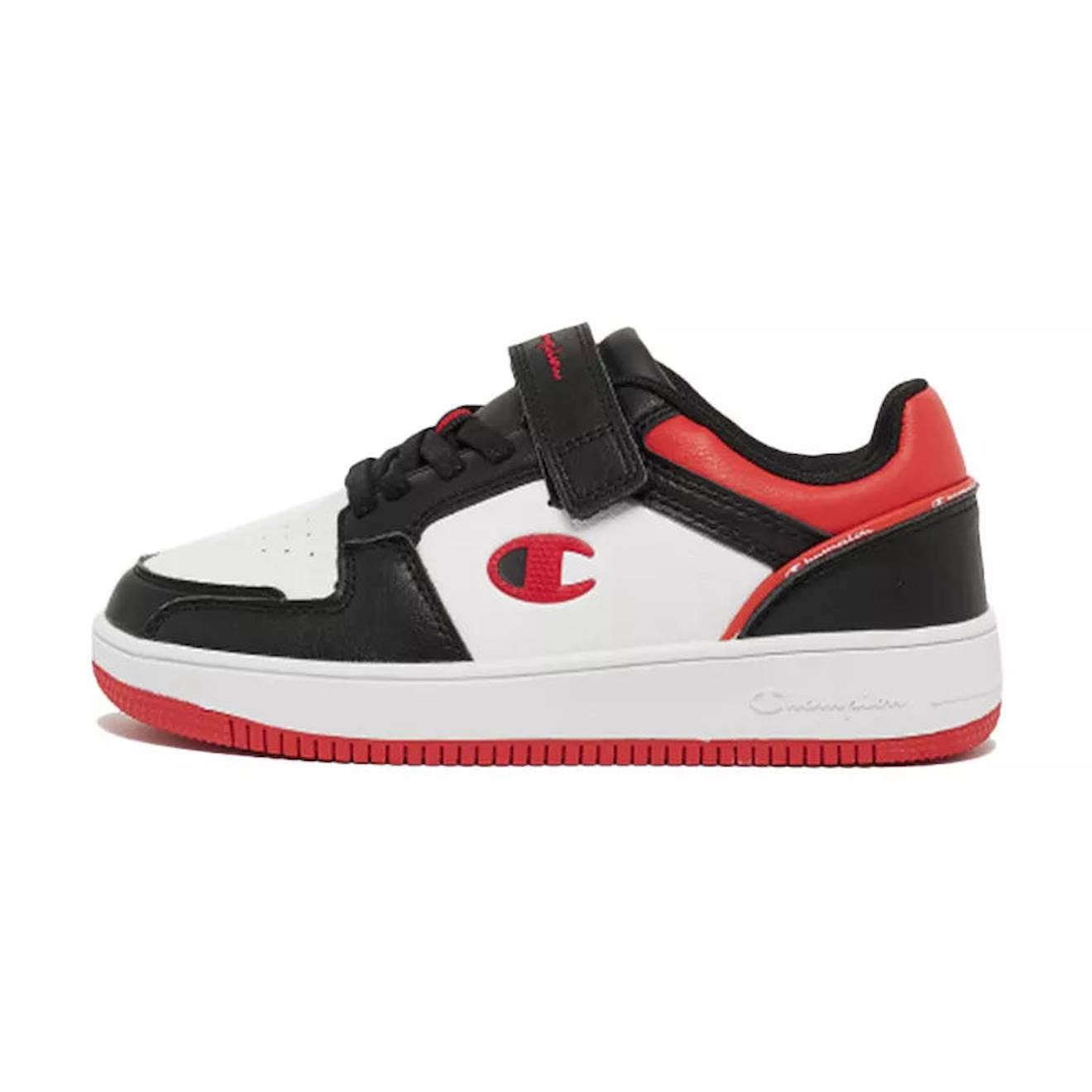Baskets Enfant Noir Blanc Rouge 27$