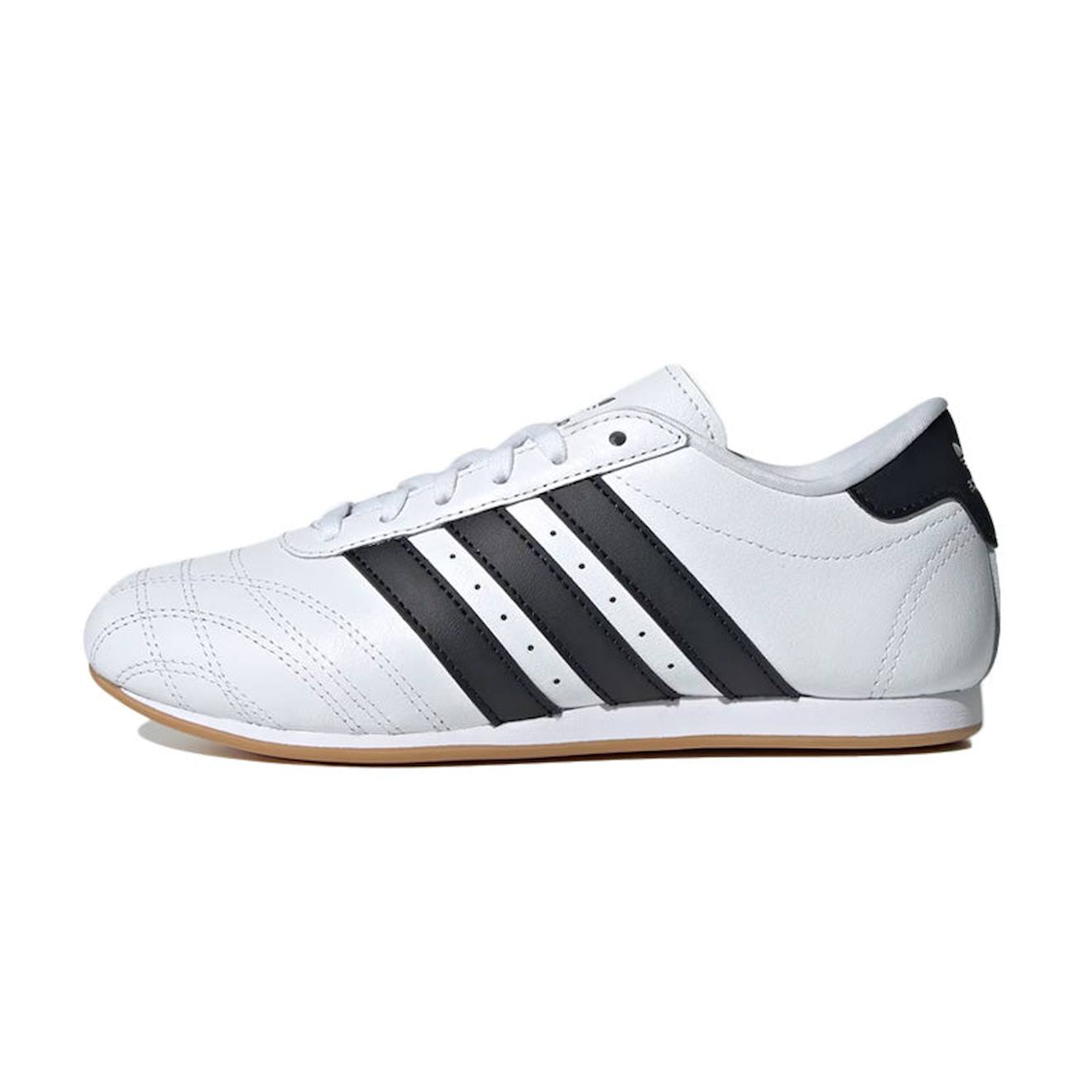 Baskets Fille En Cuir Blanc Noir Gum 59 €